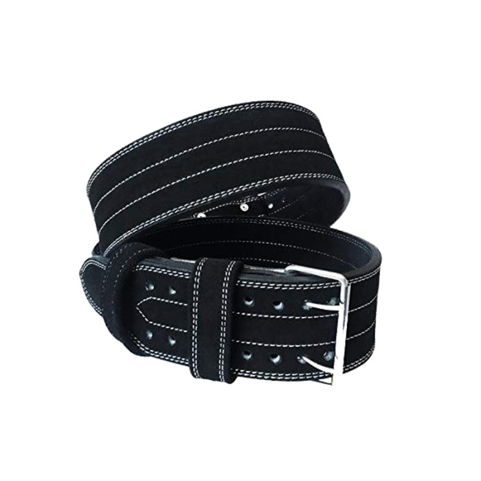 Last Punch® 6 Nylon Power Weight Lifting Belt / Back Support Belt Black