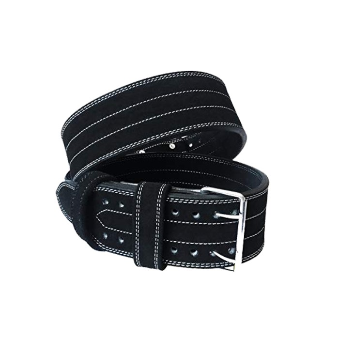 suede weightlifting belt